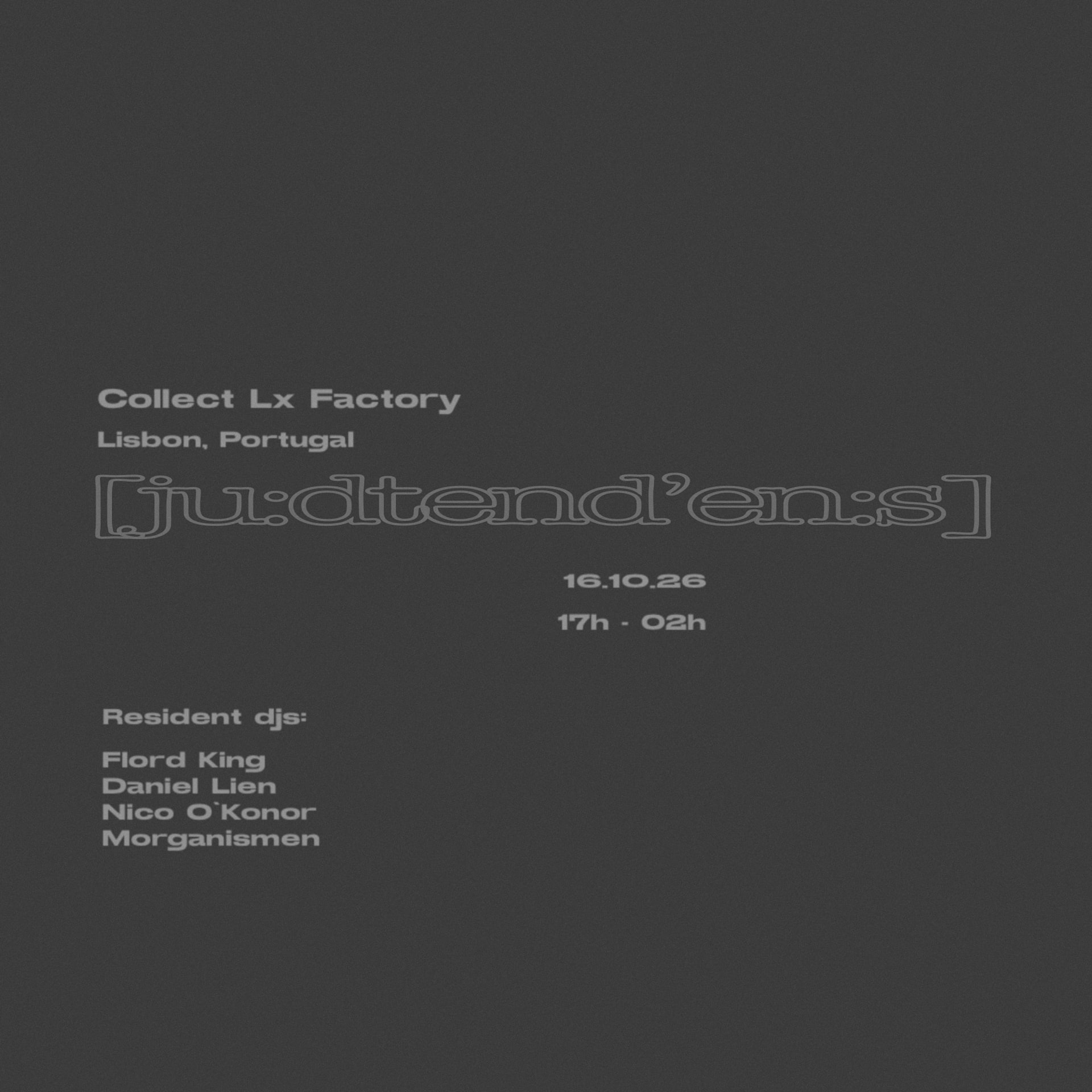 [Ju:Dtend'en:S] At Collect LX Factory Cover
