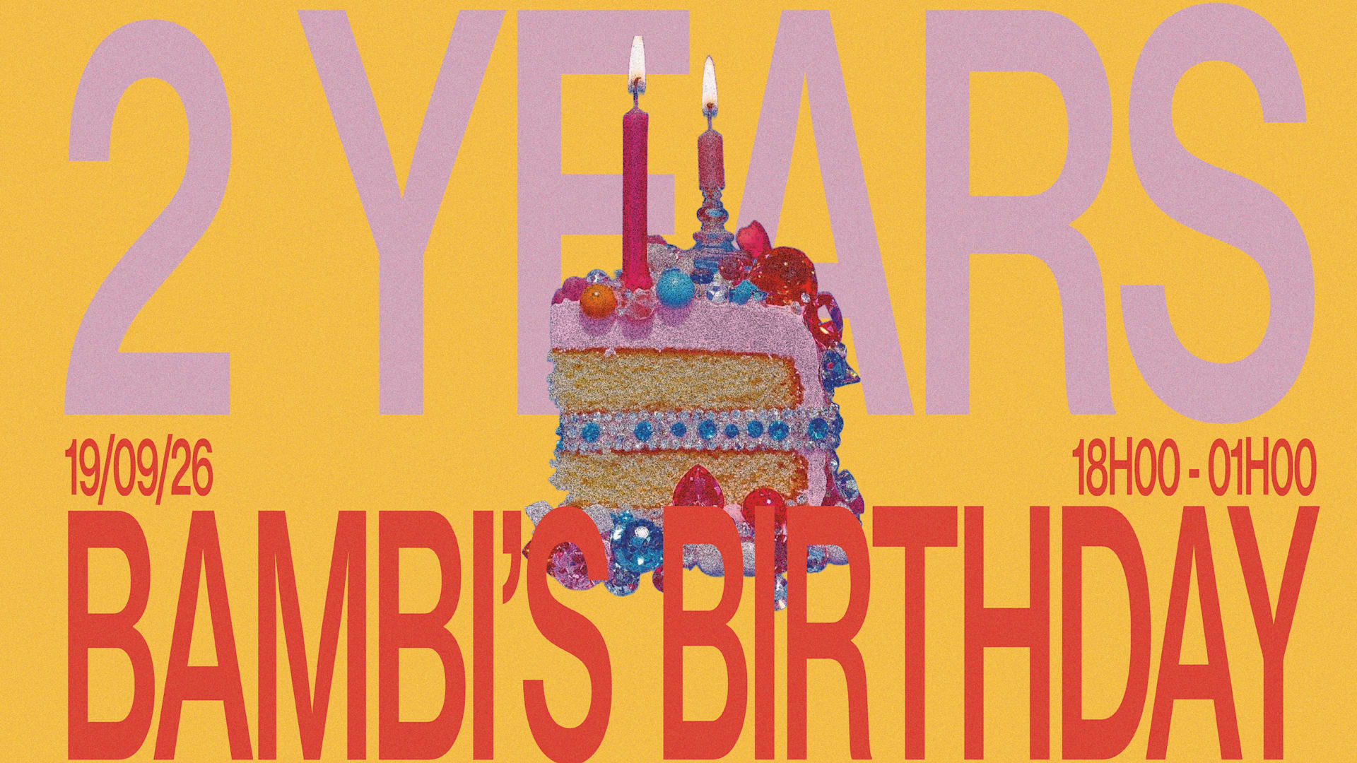 Bambi's Birthday - 2 Years Cover