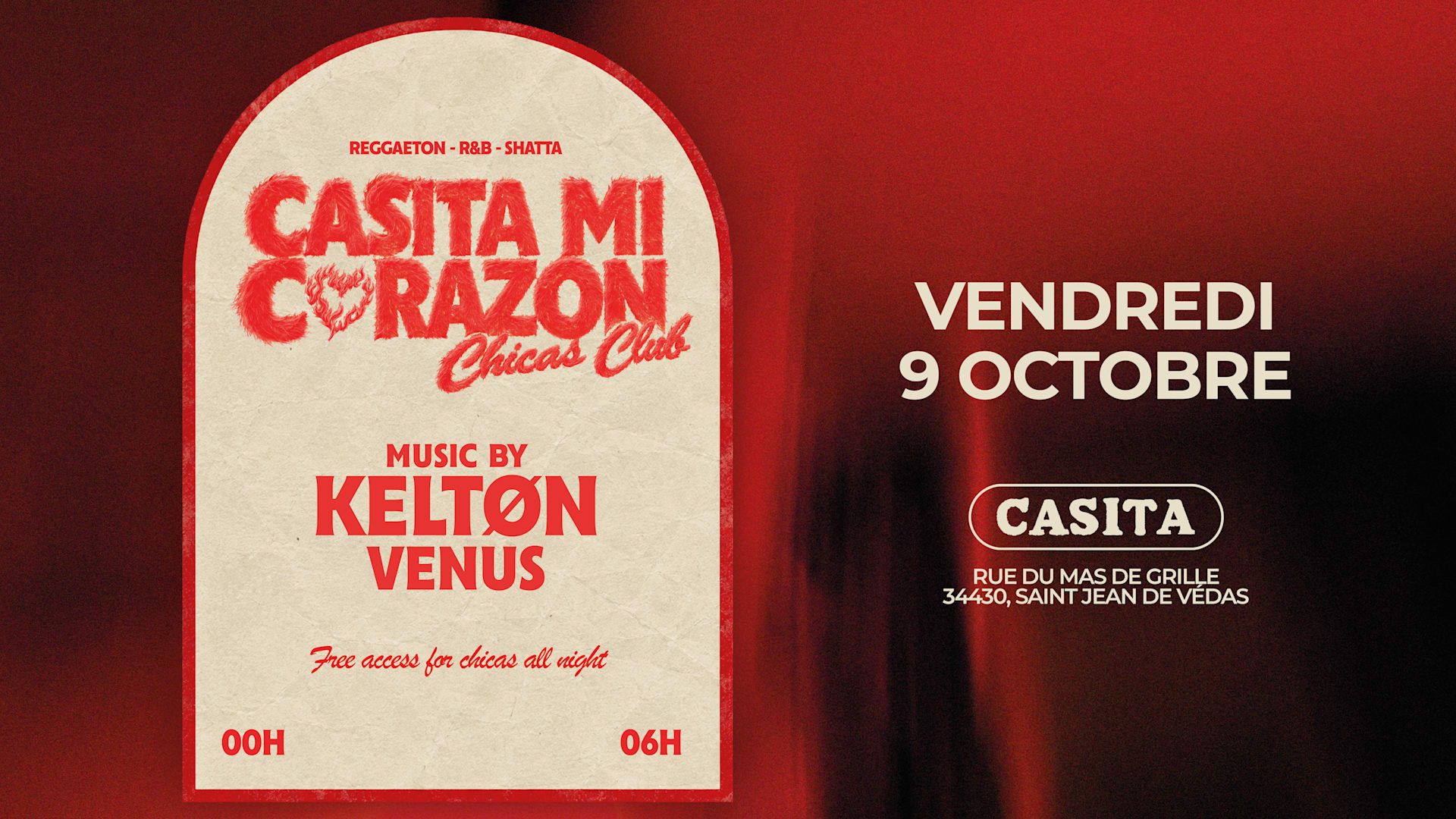 Vendredi 9 Octobre - Casita MI Corazon Cover