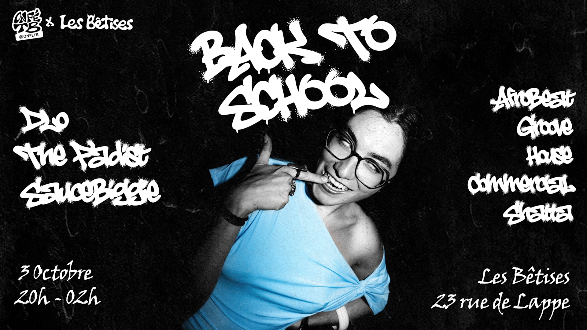 Onfetb X Les Bêtises - Back To School Cover