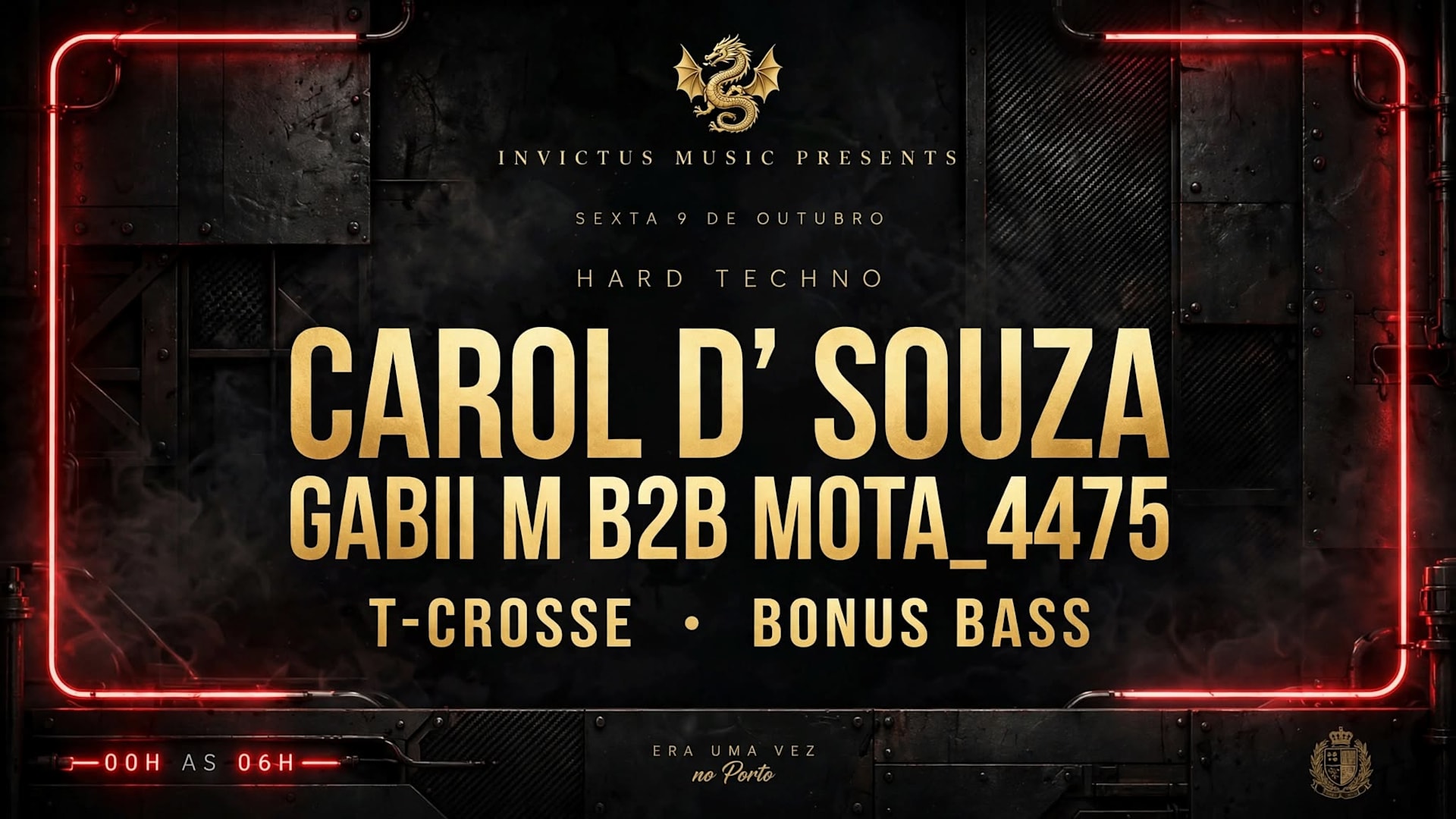 Carol D'souza — Invictus Night | Era Uma Vez No Porto Cover