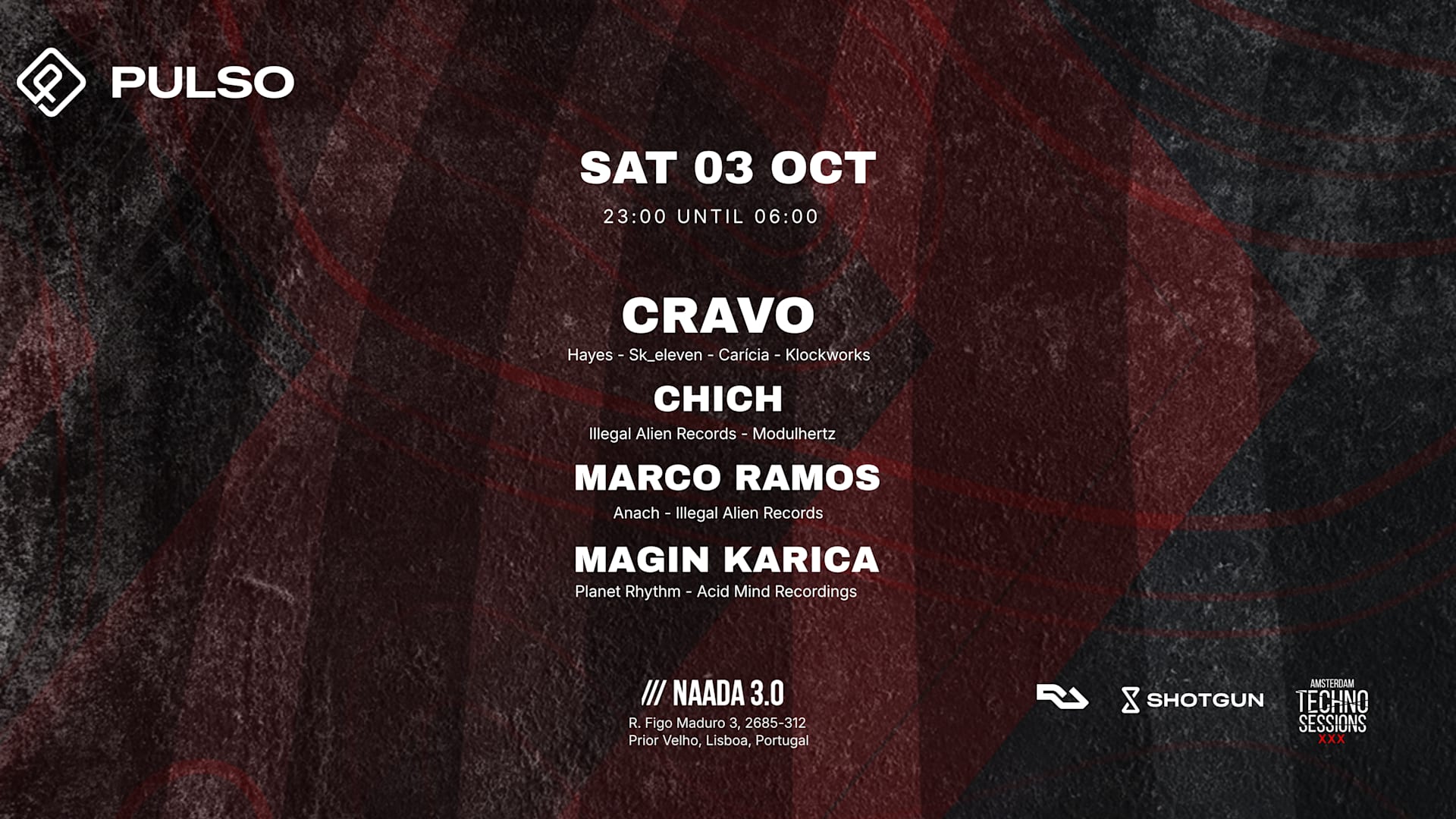Pulso × Amsterdam Techno Sessions With Cravo Cover