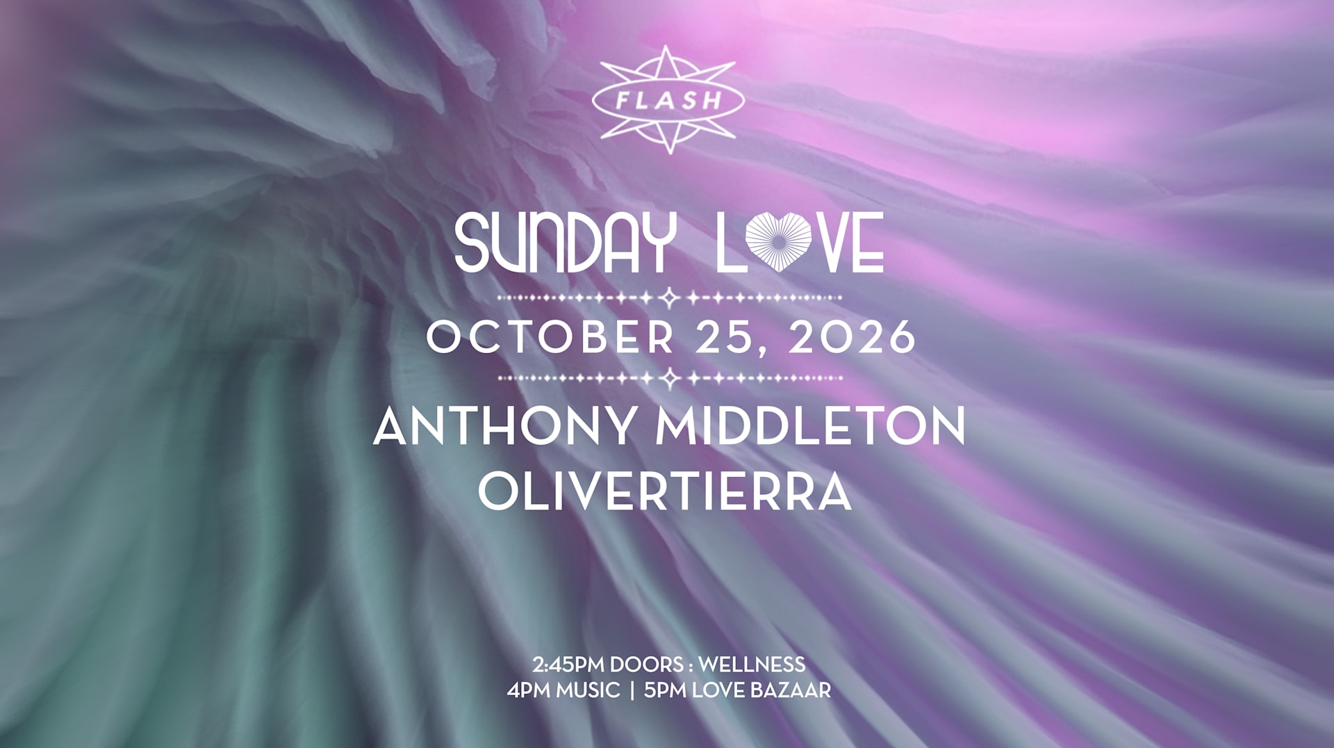 Sunday Love: Anthony Middleton - Olivertierra Cover