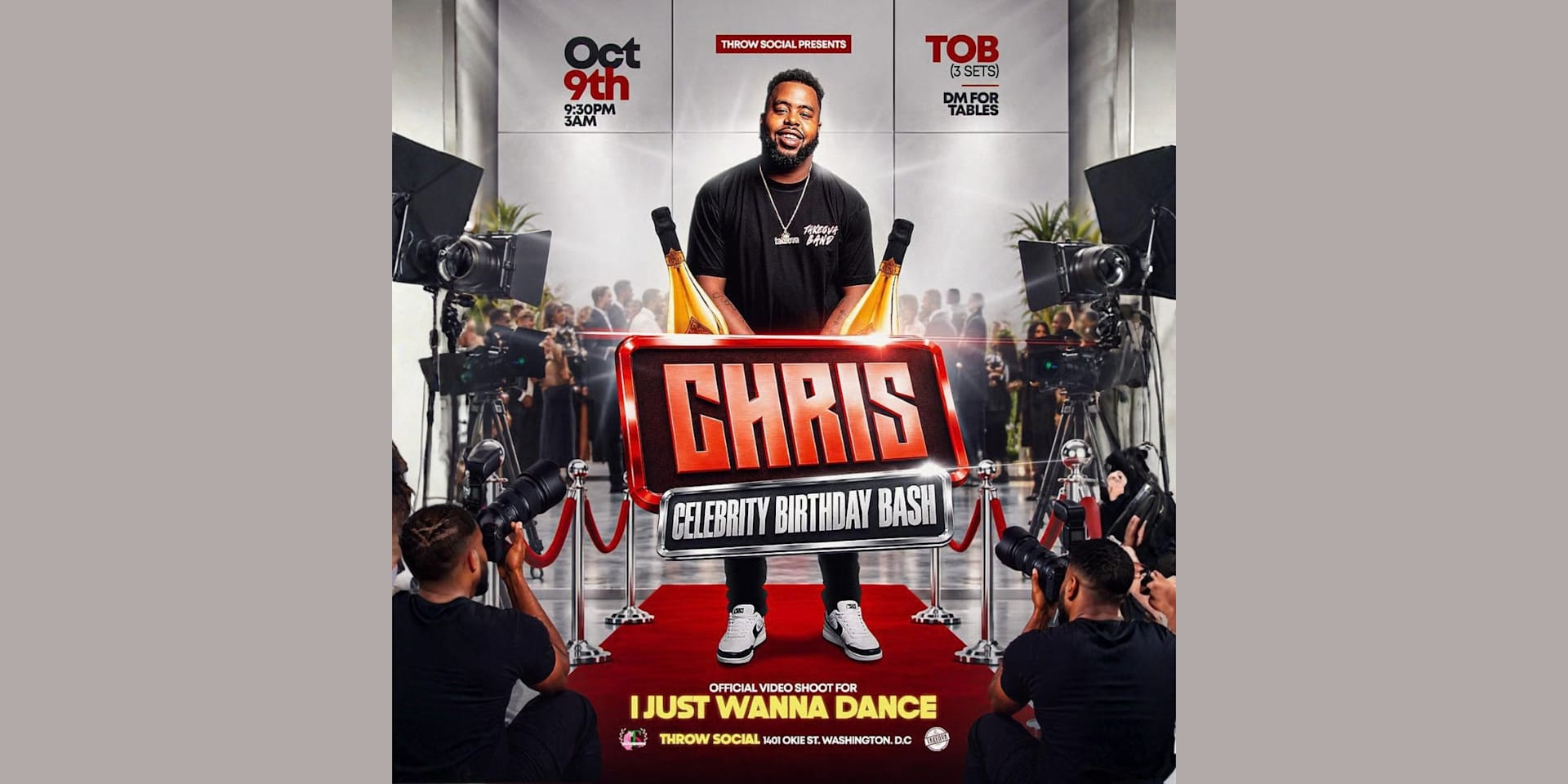 Chris Birthday Bash Cover