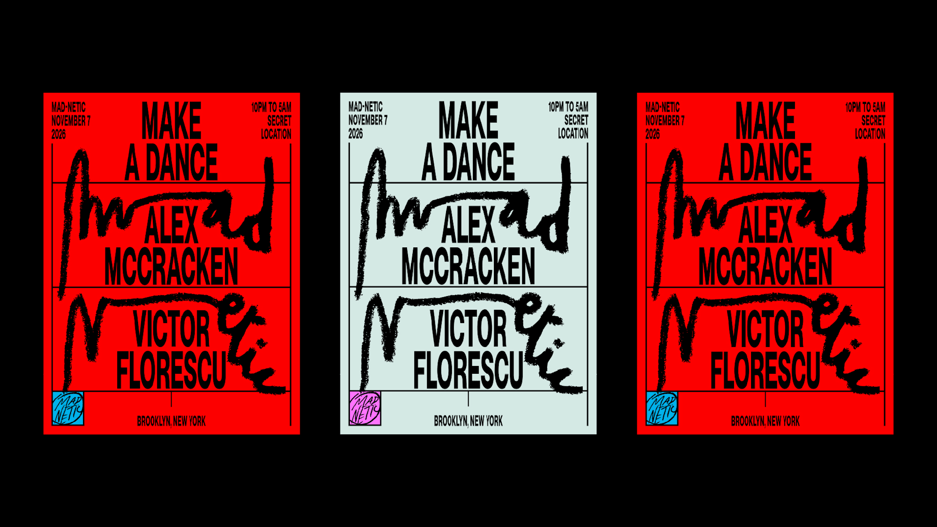 Mad-Netic: Make A Dance, Alex Mccracken, Victor Florescu Cover