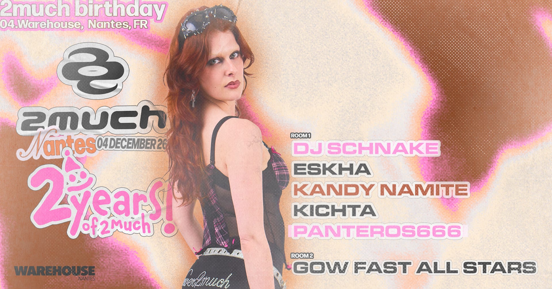 2much Nantes : Panteros666, Dj Schnake, Kichta & More Cover
