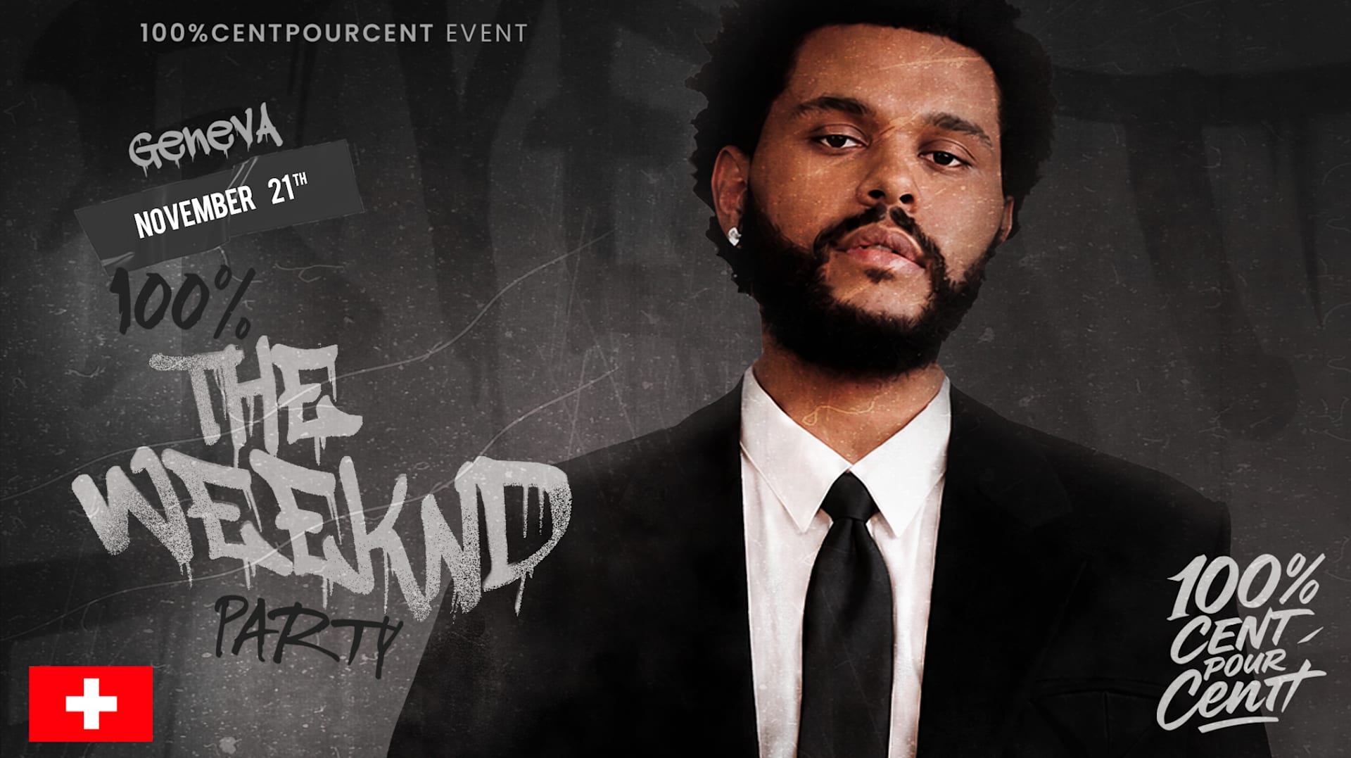 100% The Weeknd Party In Geneva !! Cover