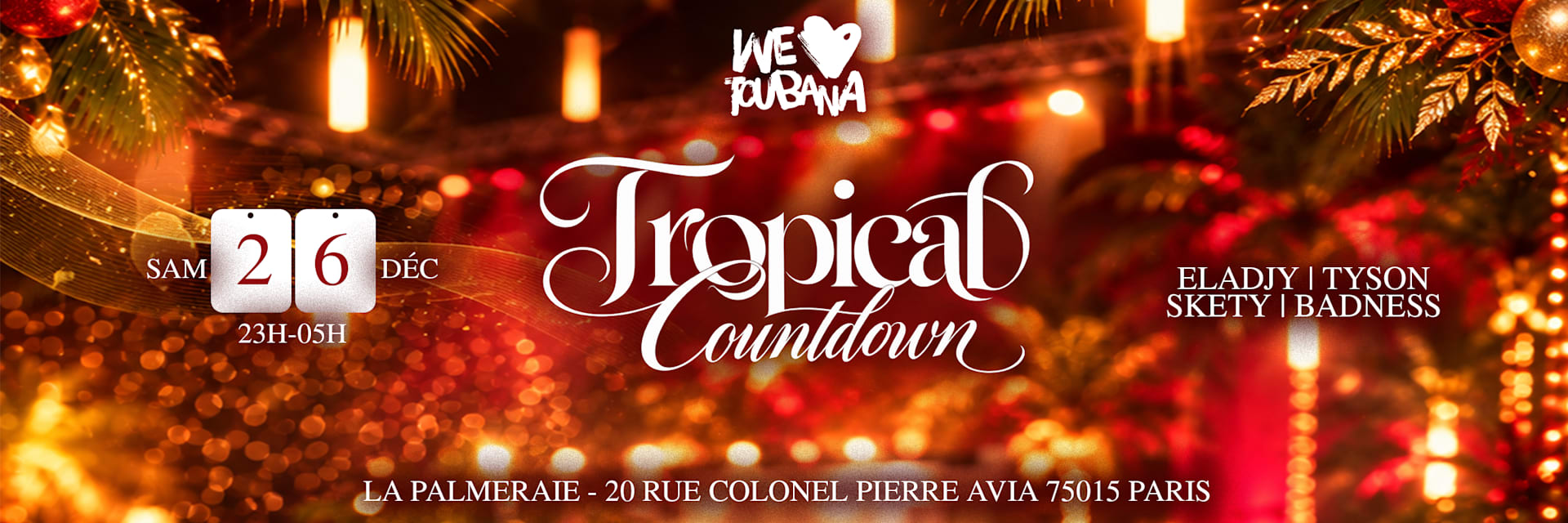 We Love Toubana Tropical Countdown Cover