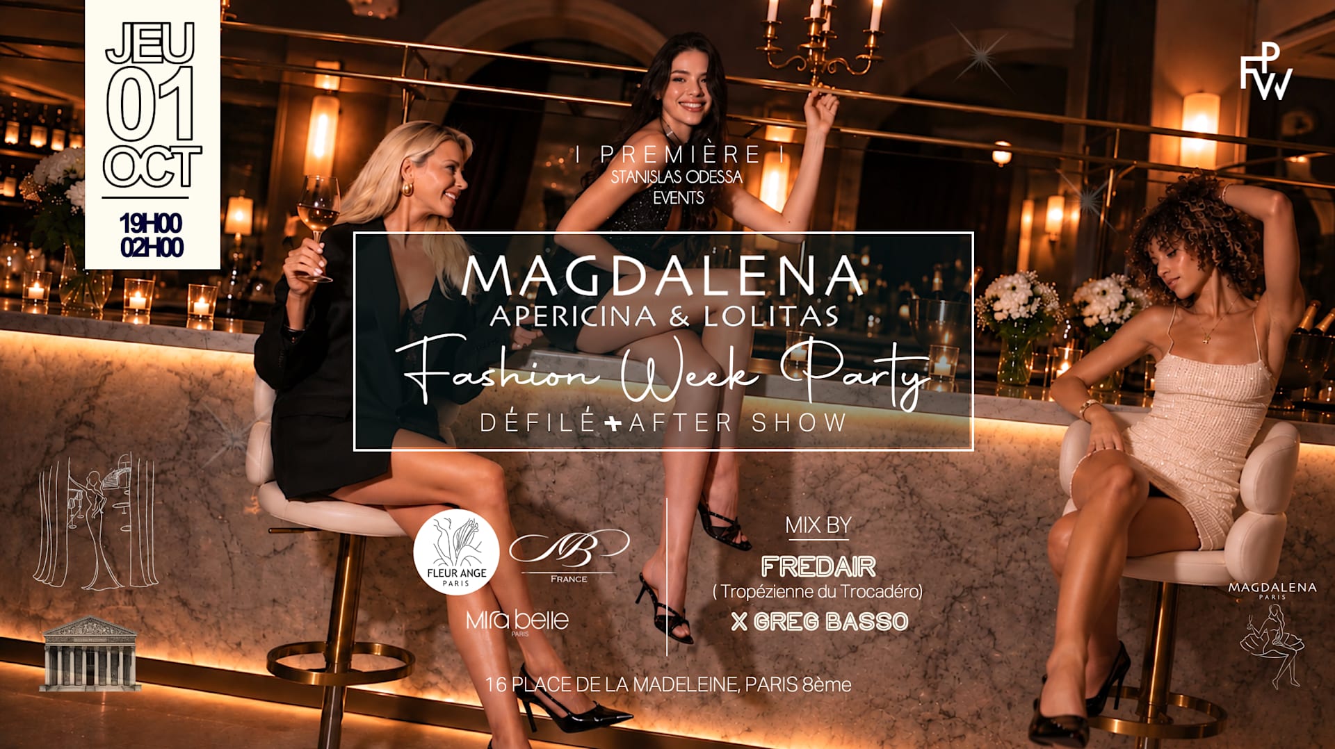 Fashion Week Party / Magdalena / Apero X Defile X Clubbing Cover