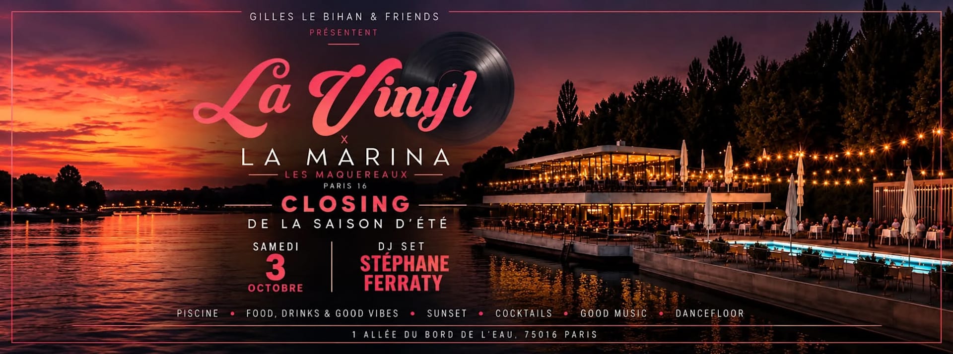 Closing De La Saison D'été À La Marina Avec Stephane Ferraty Cover