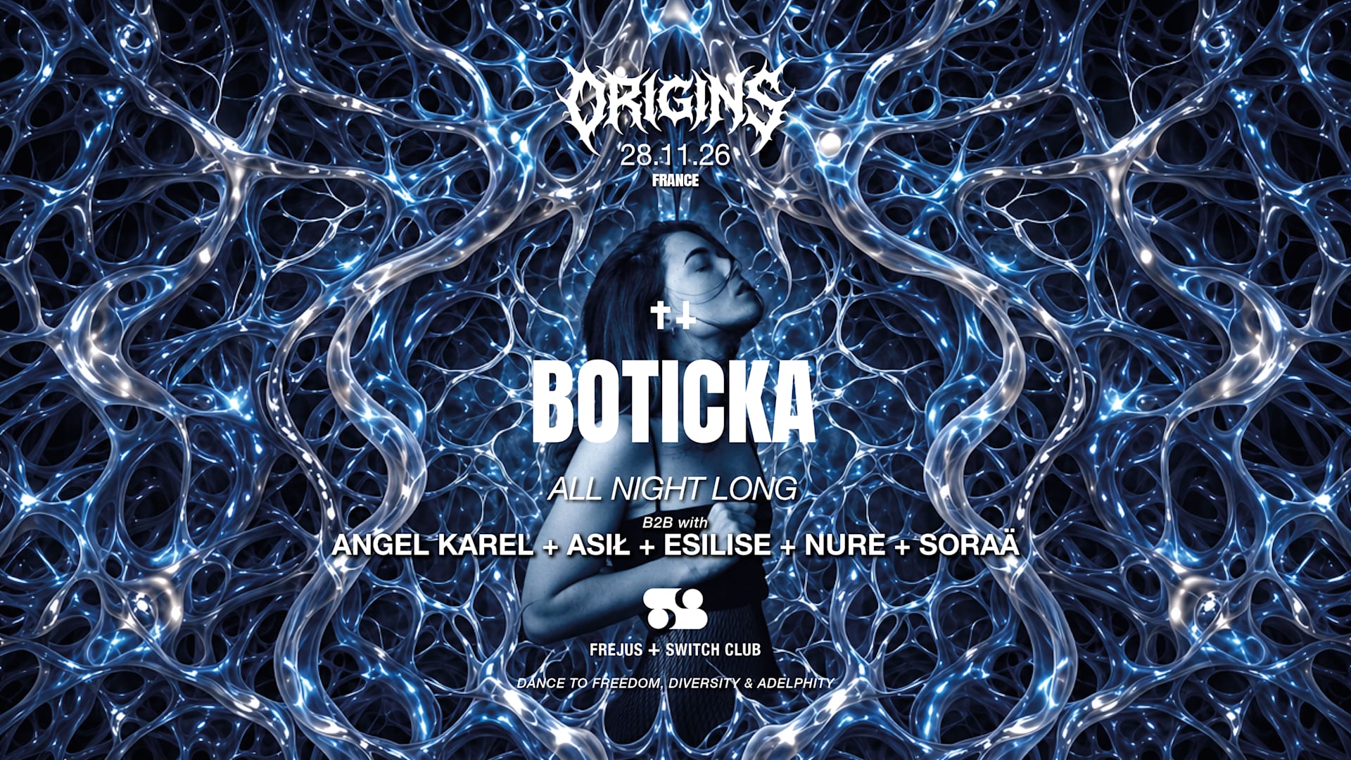 Origins Invite Boticka All Night Long Cover