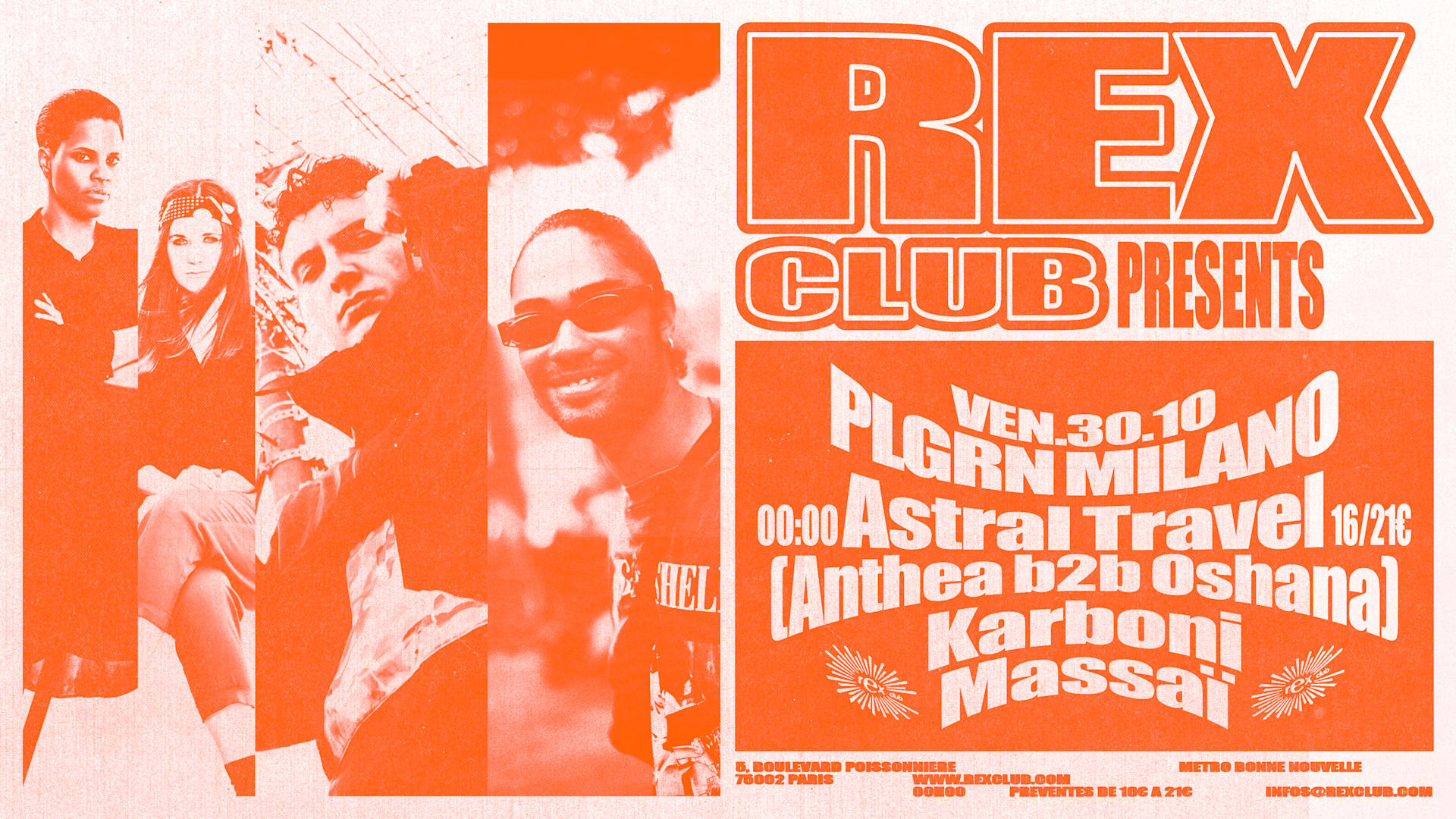 Rex Club Presents - Plgnrn Milano: Anthea B2b Oshana &More Cover