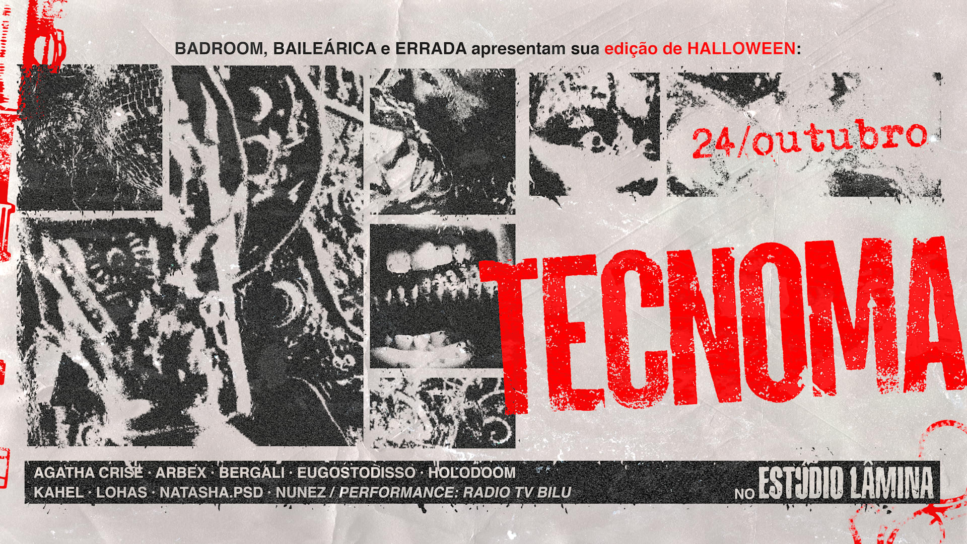 Badroom, Baileárica E Errada Apresentam: Tecnoma Cover