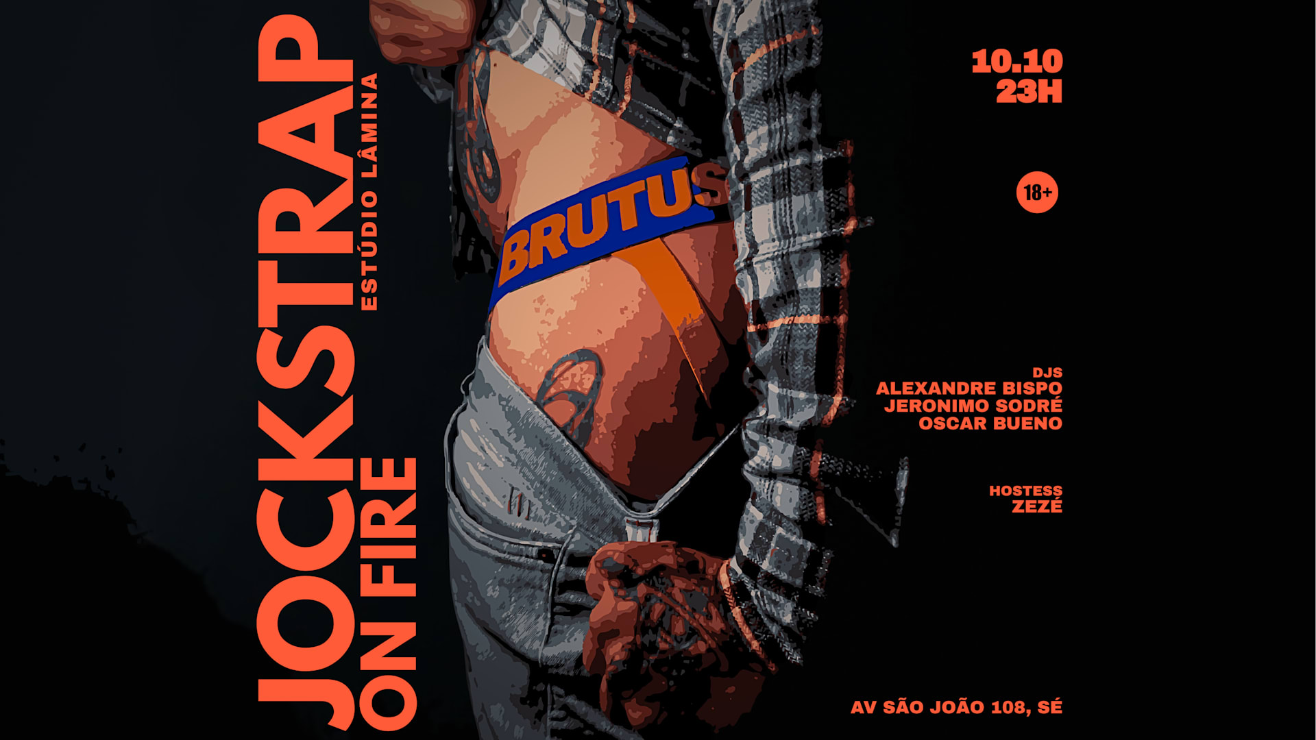 Brutus Jockstrap On Fire No Estúdio Lâmina Cover