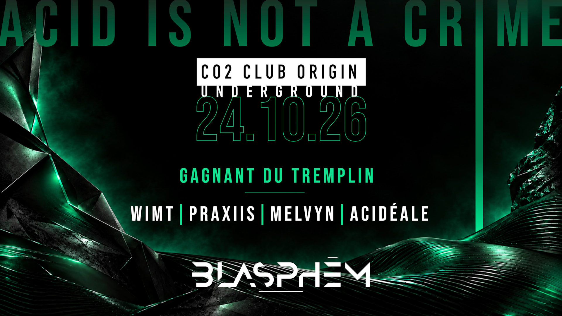 Blasphēm X Co2 Club Origin Underground #3 Cover