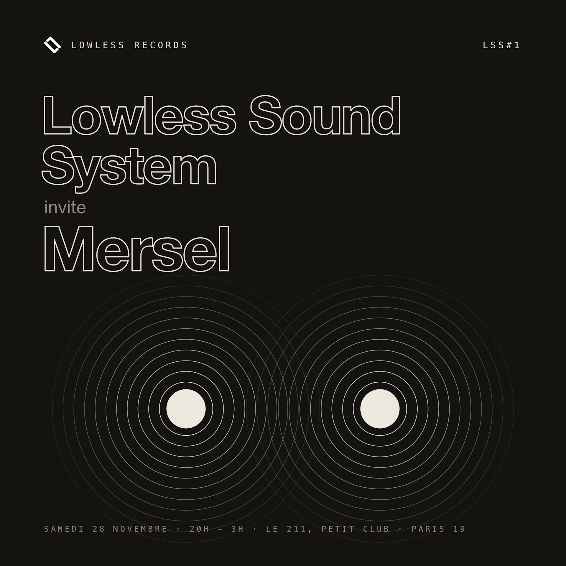 Lowless Sound System #1 Invites Mersel Cover