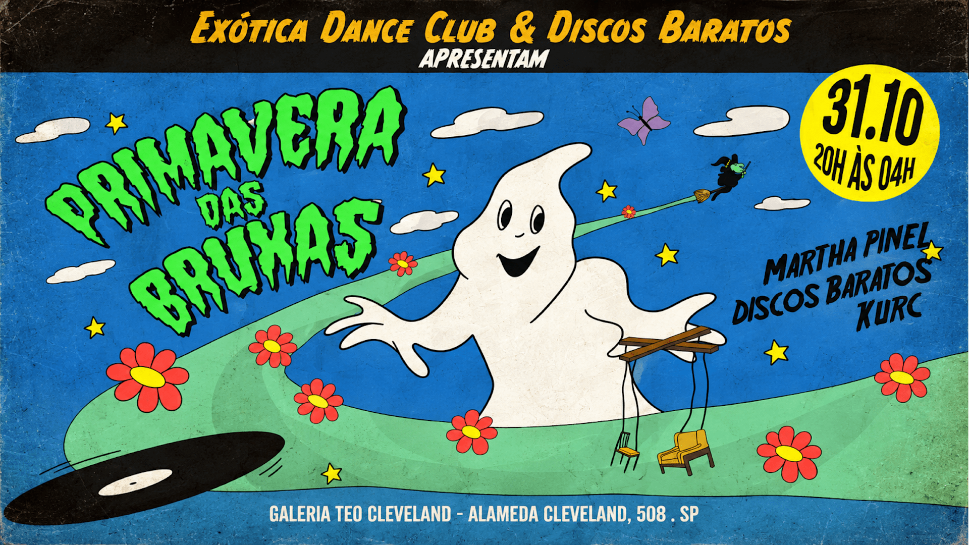 Exótica & Discos Baratos - "Primavera Das Bruxas" 31.10 Cover