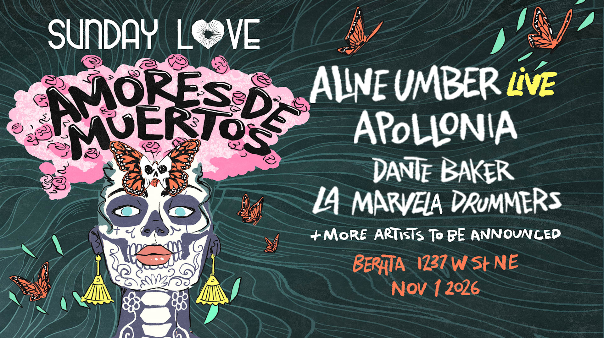 Sunday Love Closing 2026: Amores De Muertos Cover
