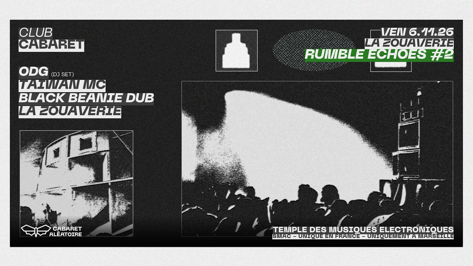 06/11 |  Club Cabaret X La Zouaverie : Rumble Echoes #2 Cover