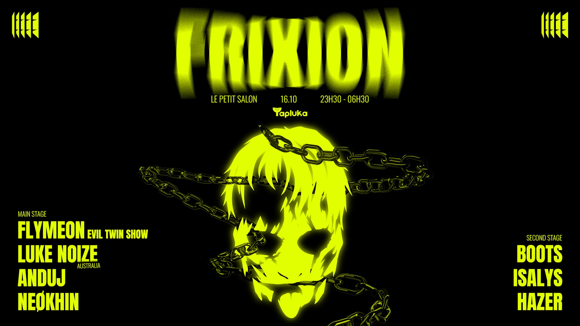 Flymeon (Evil Twin Show), Luke Noize, Anduj, Neøkhin & More Cover