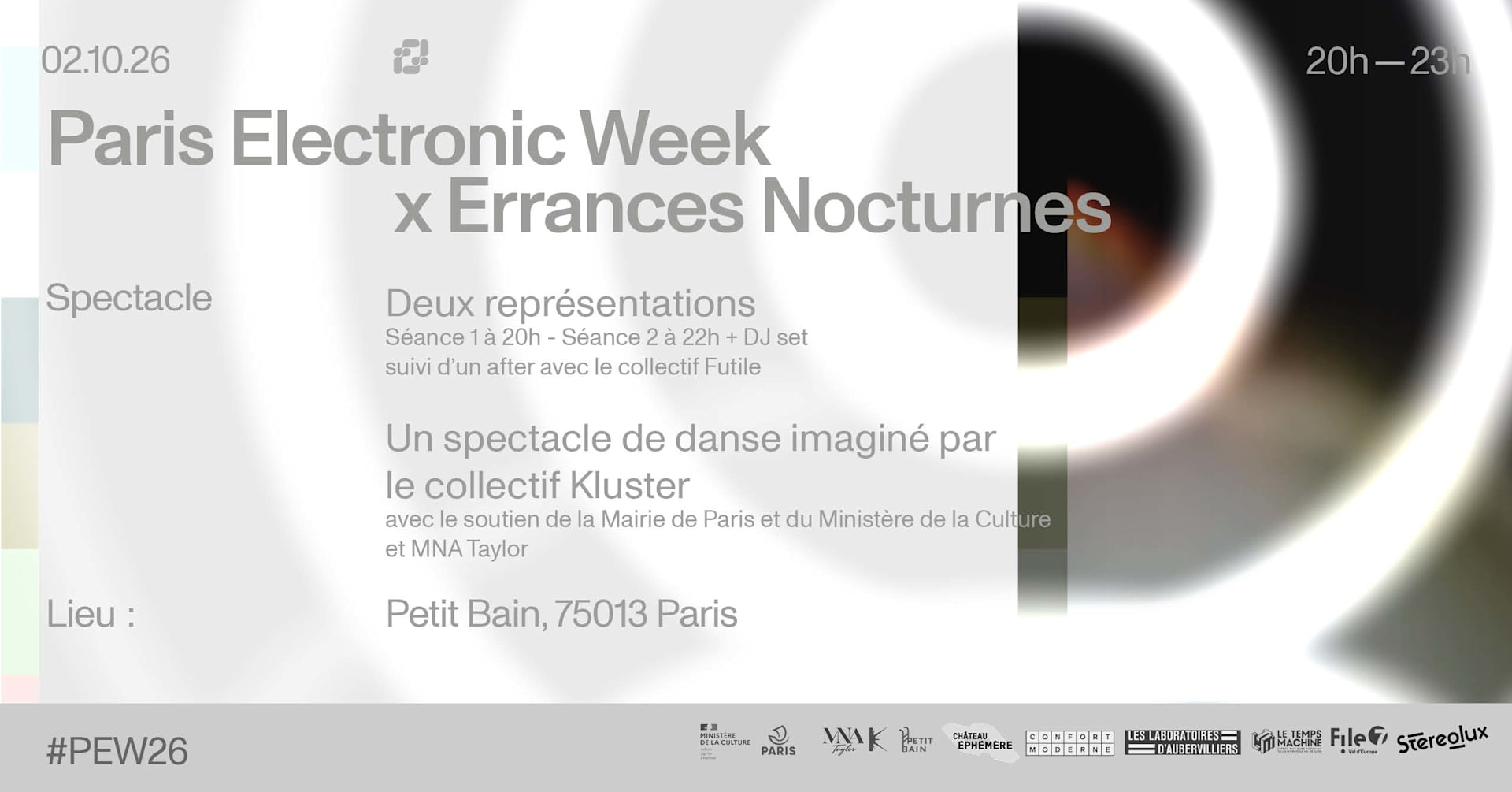 1 - Errances Nocturnes X Paris Electronic Week Cover