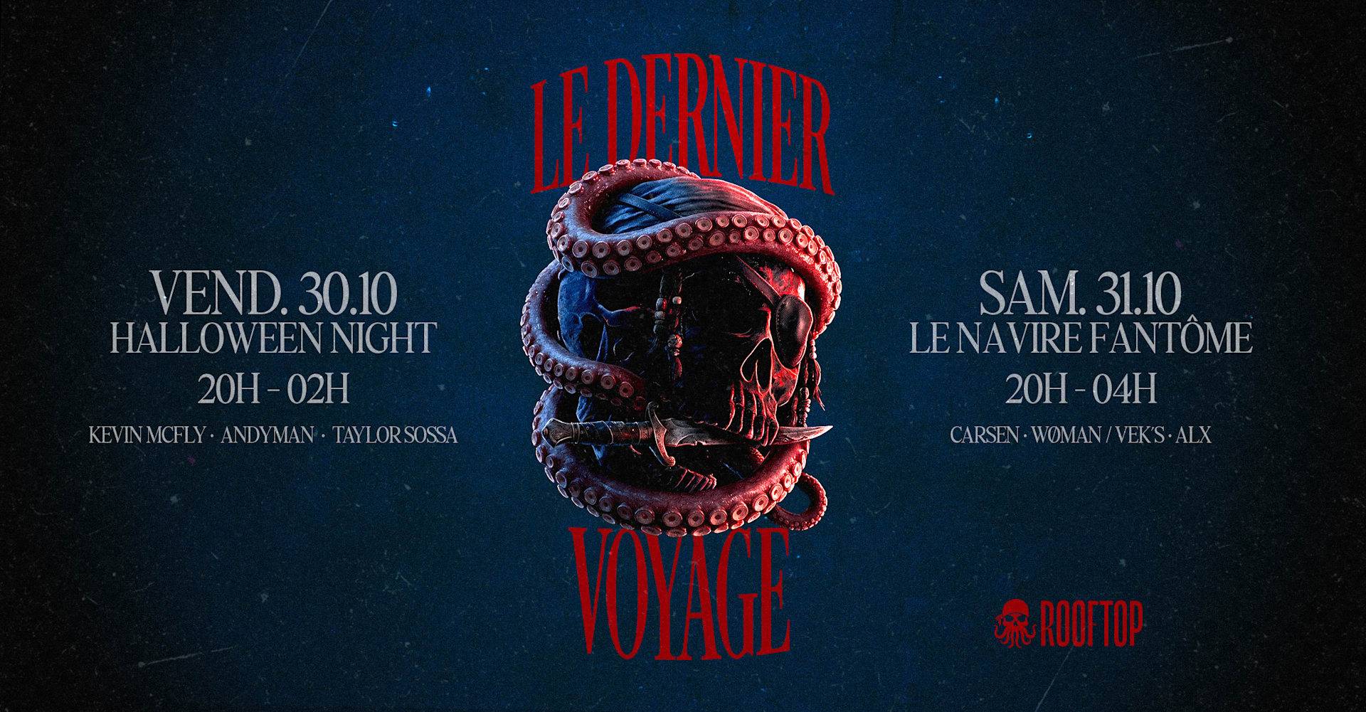 Le Rooftop X Halloween - Le Dernier Voyage 30.10 / 31.10 Cover