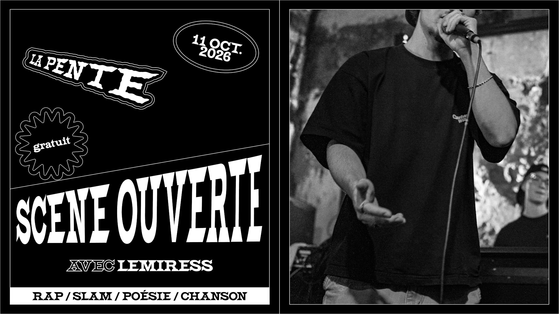 Scène Ouverte :  Slam, Rap & Poésie Cover