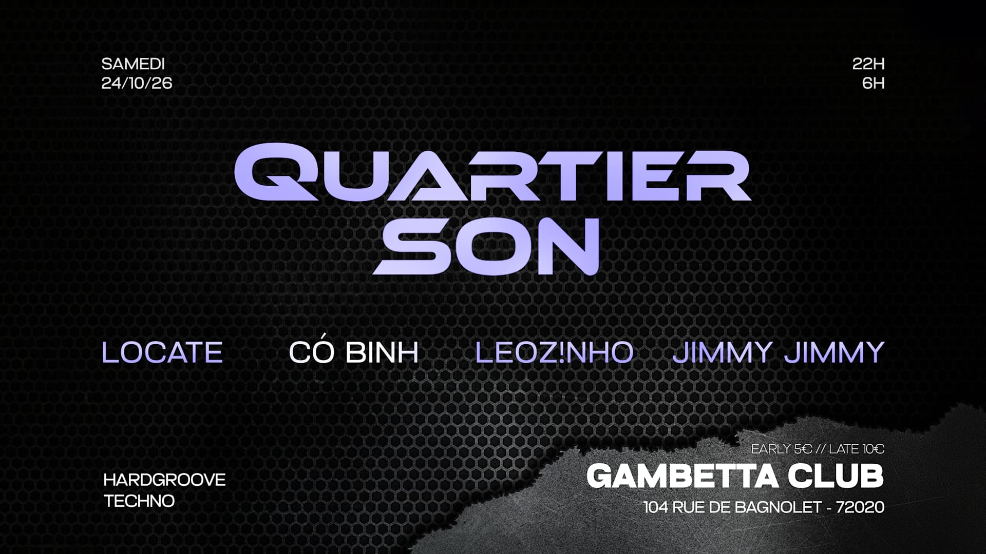 Quartier Son X Gambetta Club Avec Co Binh, Locate, Leoz!Nho Cover