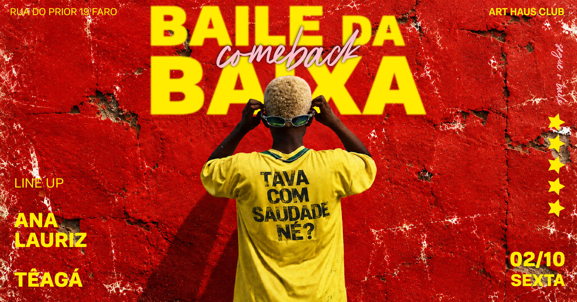 Baile Da Baixa | Têagá | Ana Lauriz - Art Haus Club Cover