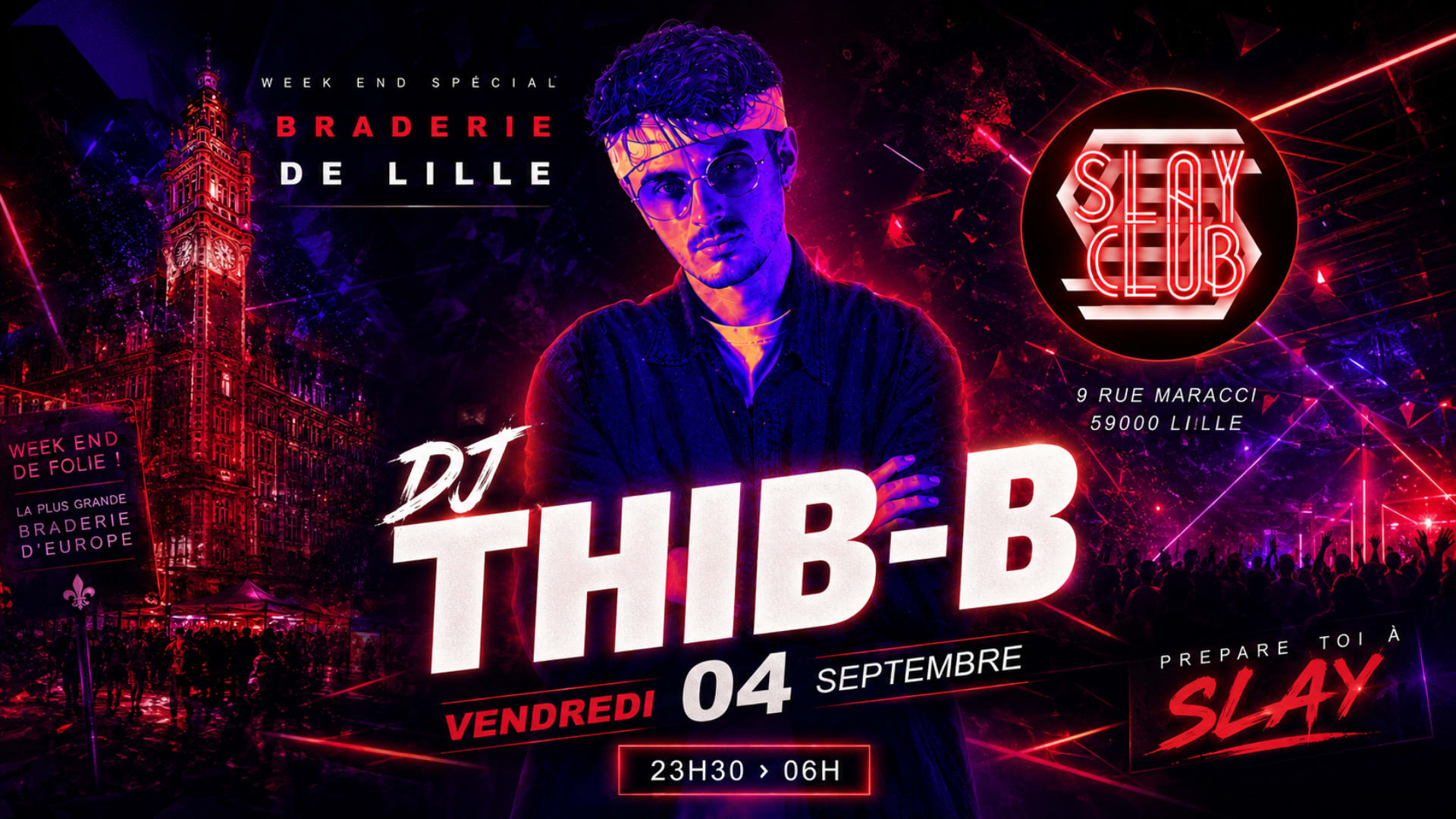Slay Club - Braderie De Lille Vendredi Cover