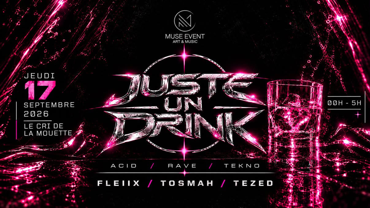 Just Un Drink _ Muse Event Art & Music Cover