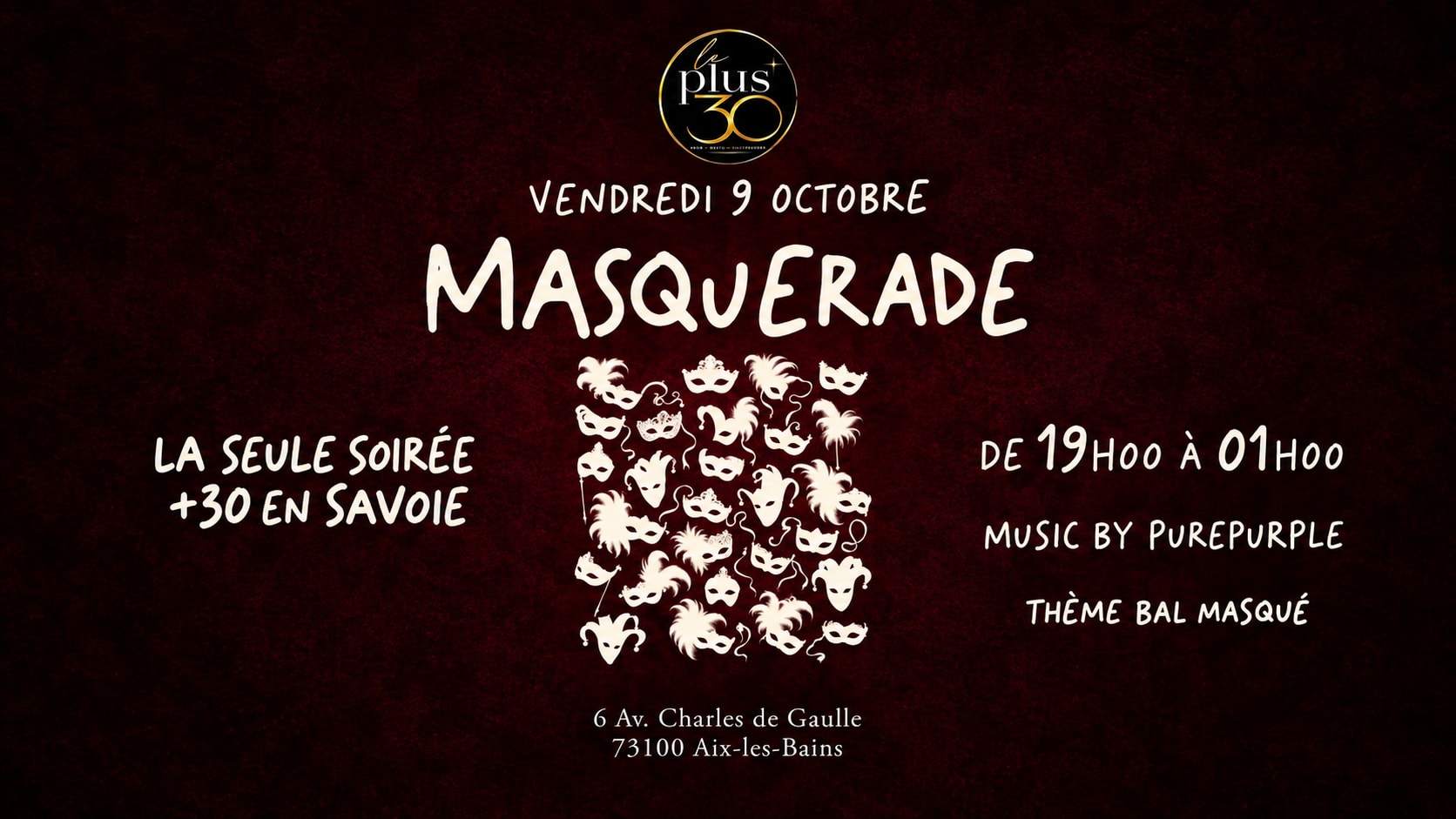 La + 30 Édition Masquerade Cover