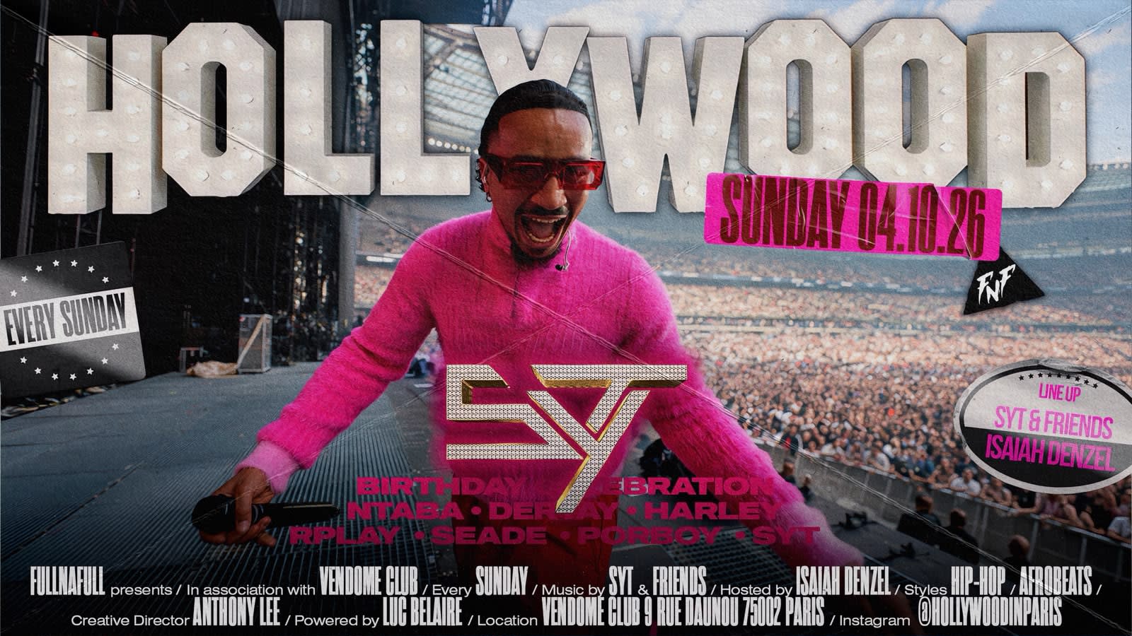 Hollywood Syt (Y’A Une Meuf) Birthday Cover