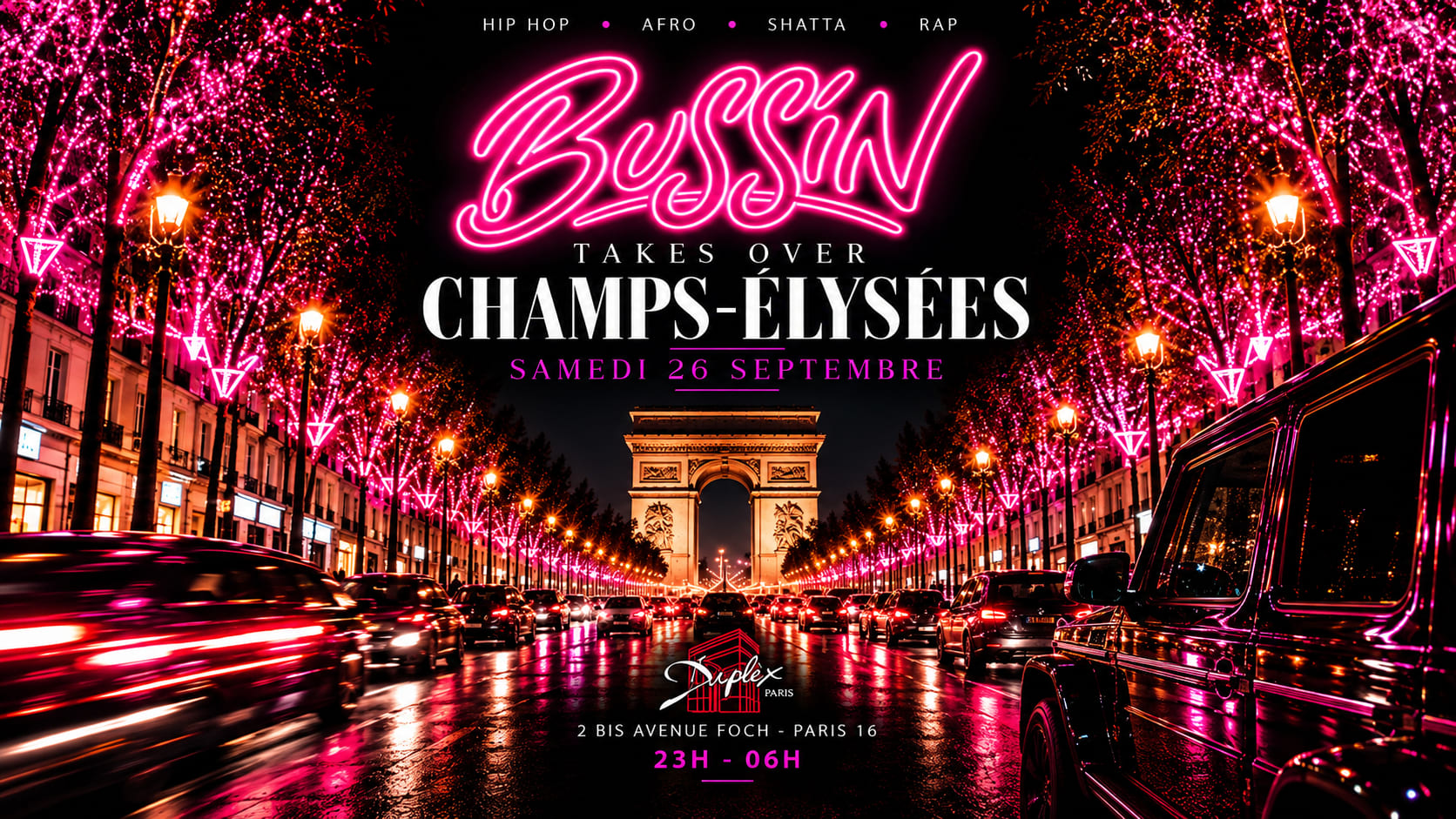 Bussin Takes Over Champs-Elysees Cover