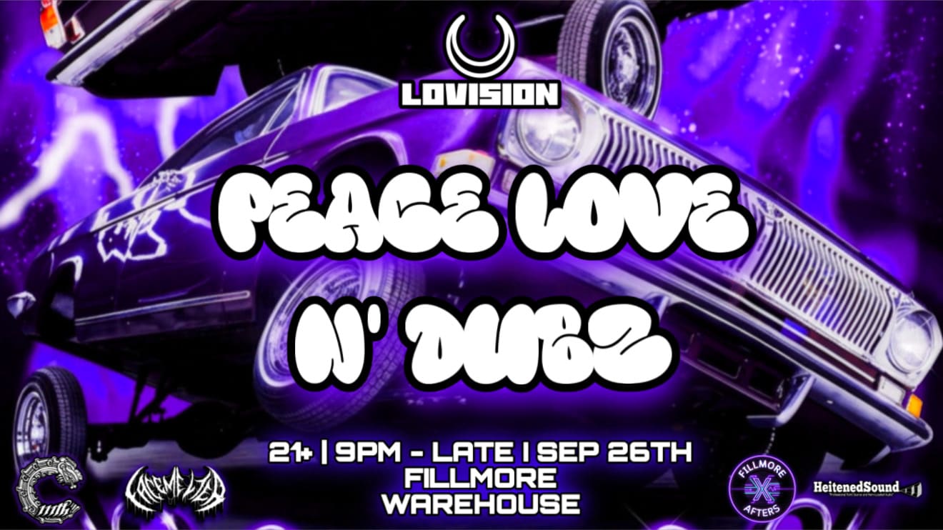 Lovision X 111th Ave Presents - Peace Love N' Dubz Cover