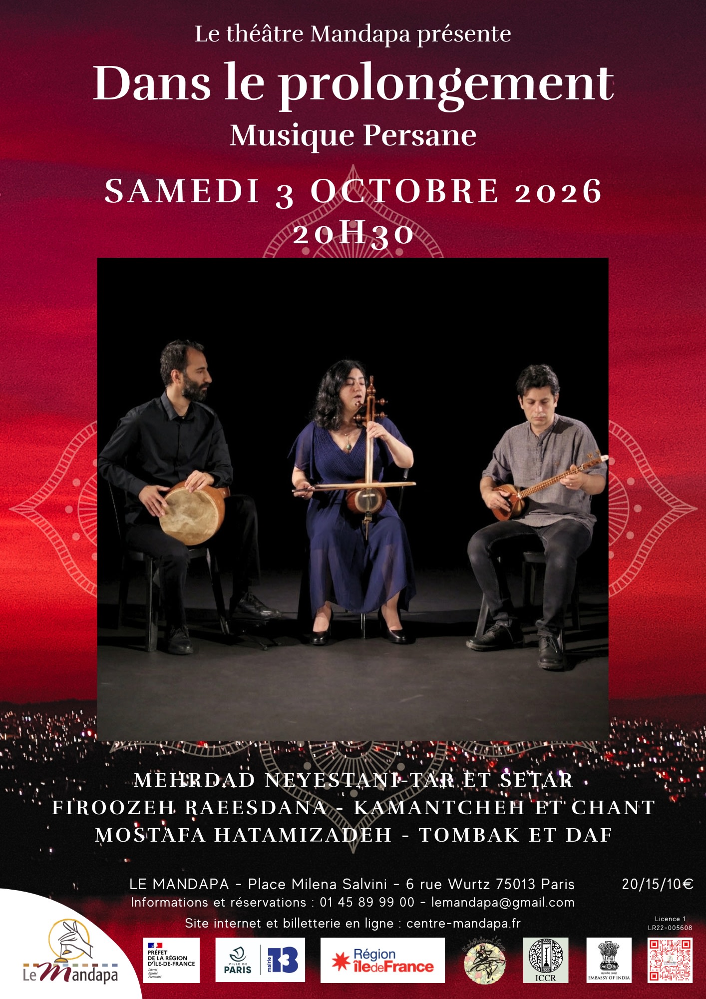 Dans Le Prolongement - Musique Persane Cover