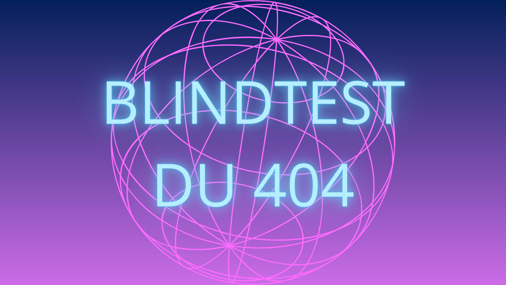 Blindtest Du 404 Cover