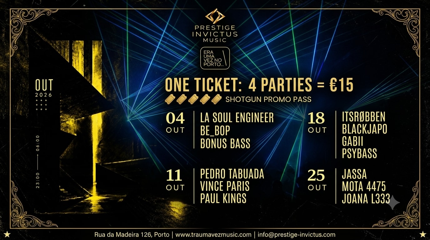 ​🚀 4 Festas = 1 Bilhete = 15€ 🚀 ​# Prestige Invictus Music Cover