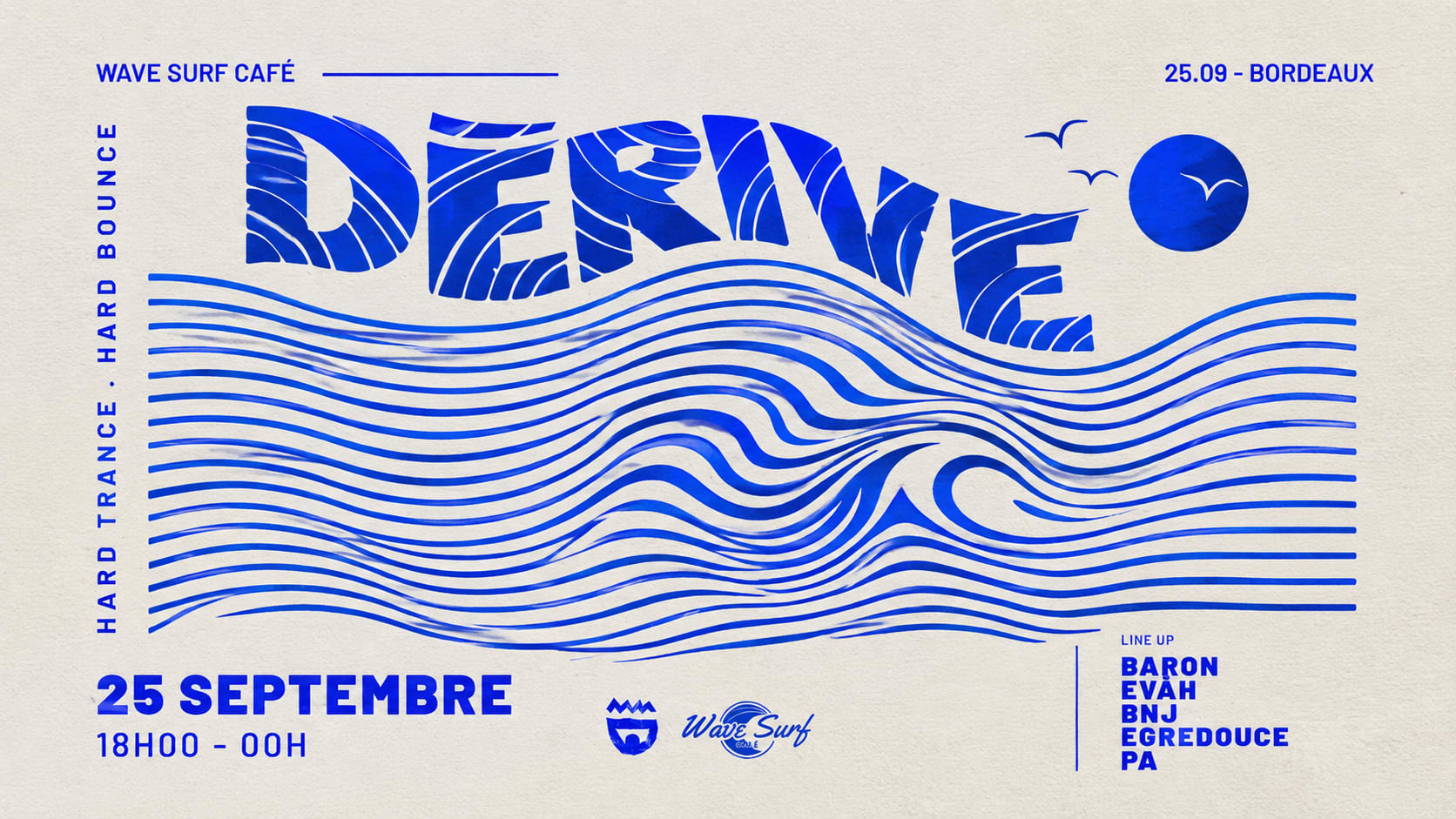 Wave Surf Café X Dérive Cover