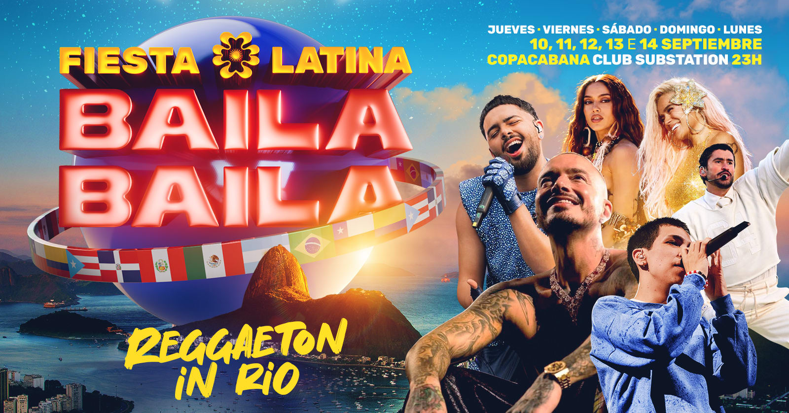 Fiesta Latina Baila Baila | Reggaeton In Rio 12 Septiembre Cover