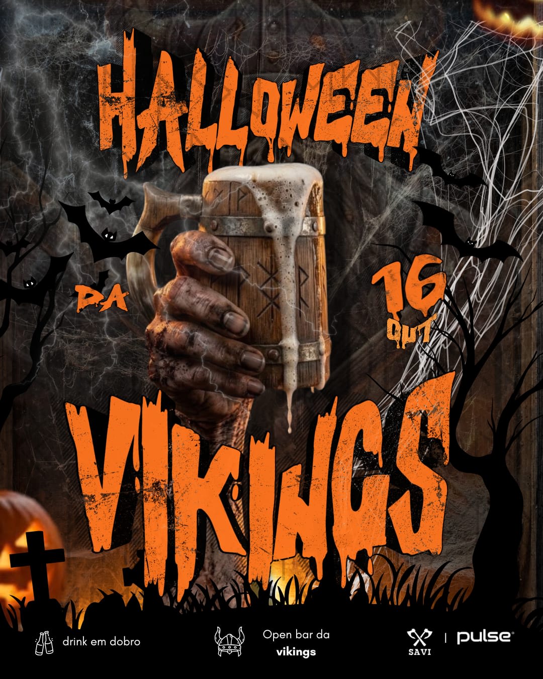 Halloween Da Vikings | Pulse Club Cover