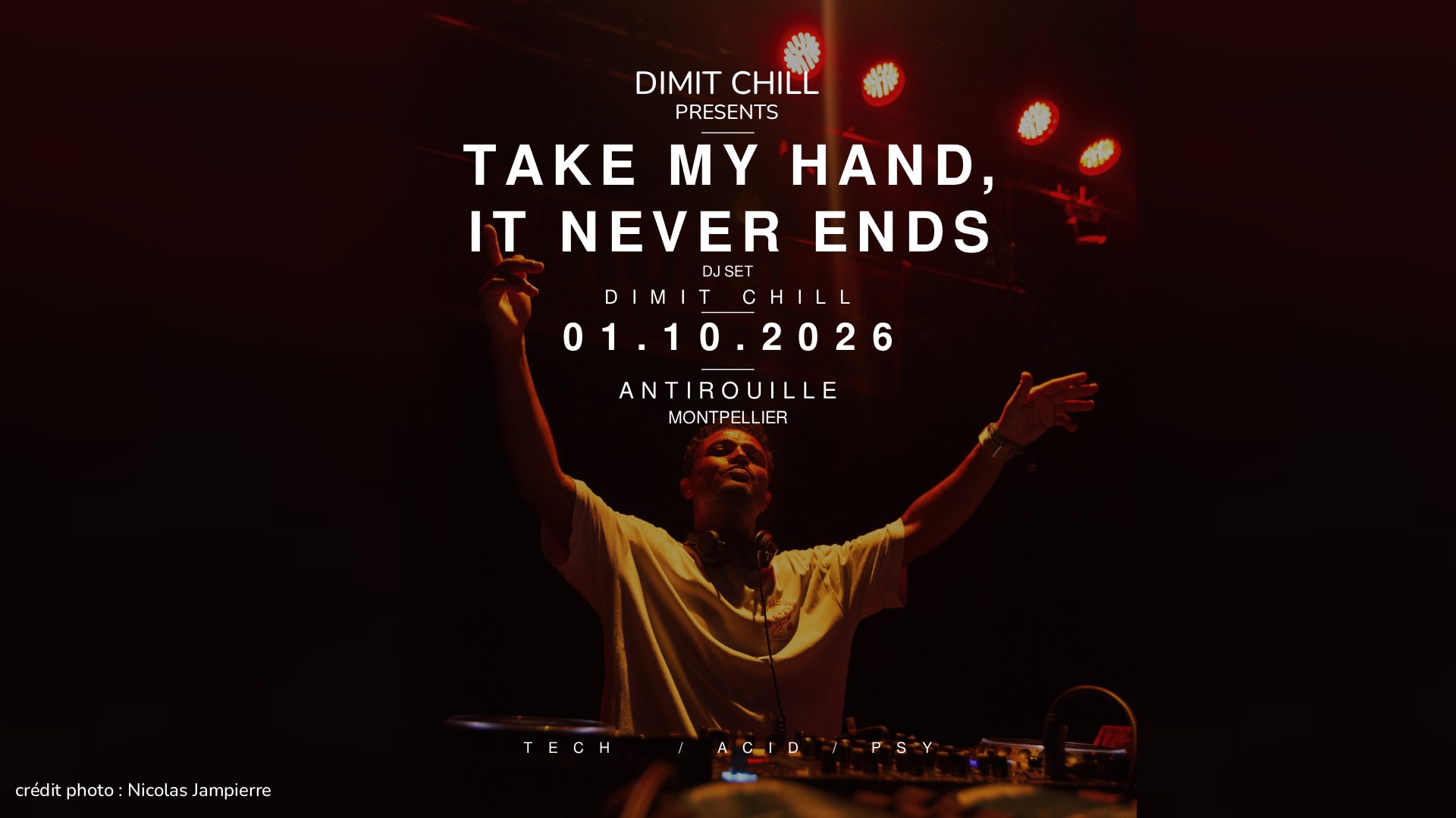Take My Hand, It Never Ends @Antirouille 01.10.26 Cover