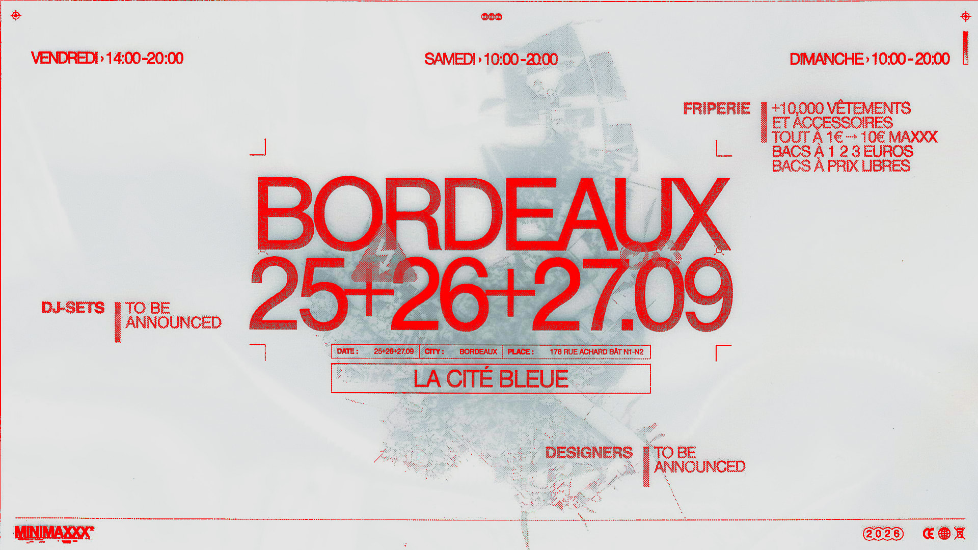 [Bordeaux] Friperie + Dj-Sets + Designers Cover