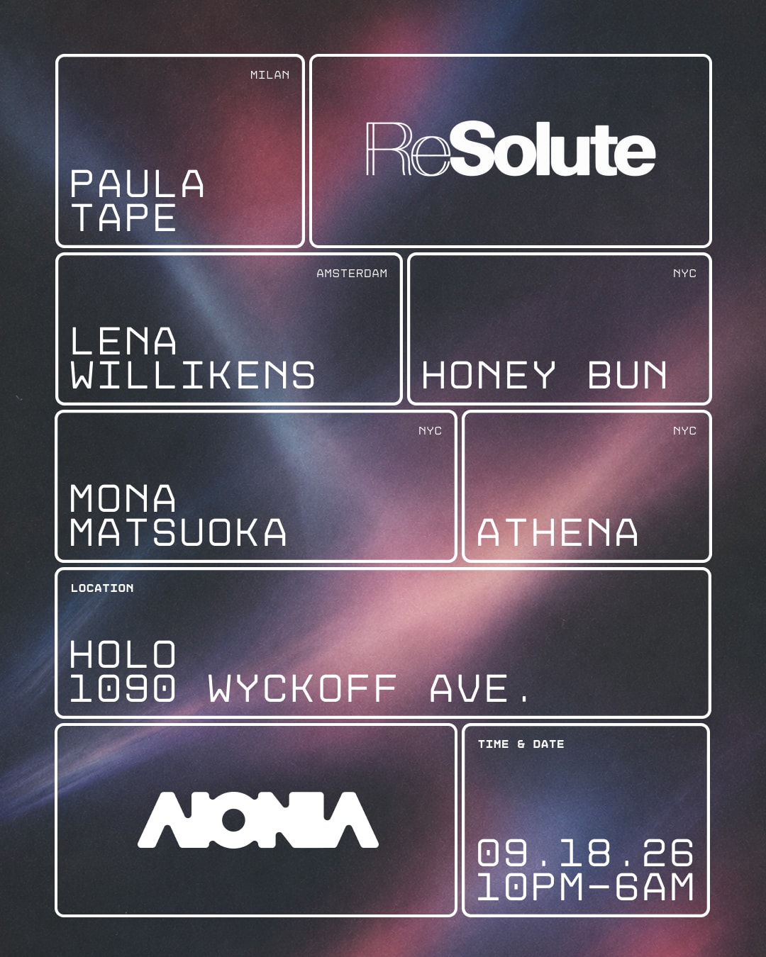 Resolute X Aionia: Lena Willikens & Paula Tape + More Cover