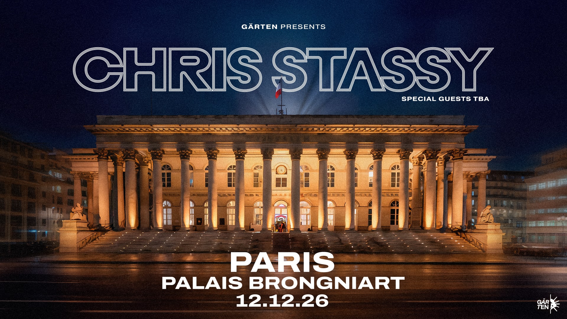 Chris Stassy @ Palais Brongniart - Paris By Gärten Cover