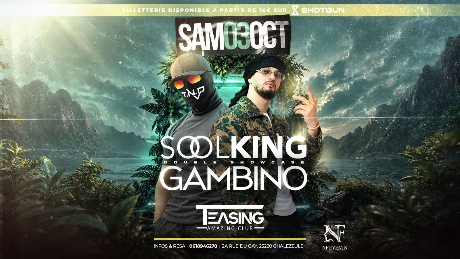 Soolking / Gambino Au Teasing Club Cover