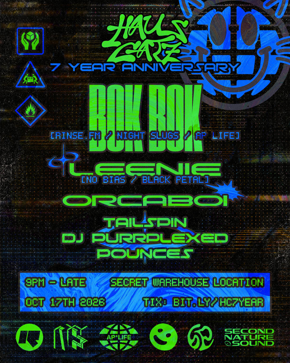 Haus Catz 7 Year Anniversary W/ Bok Bok [Uk] + Leenie Cover
