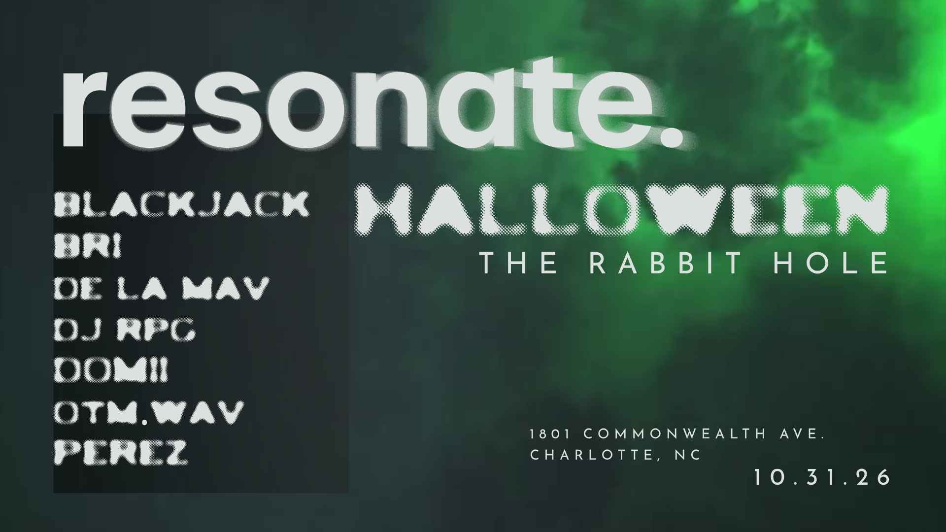 Resonate. Halloween Cover