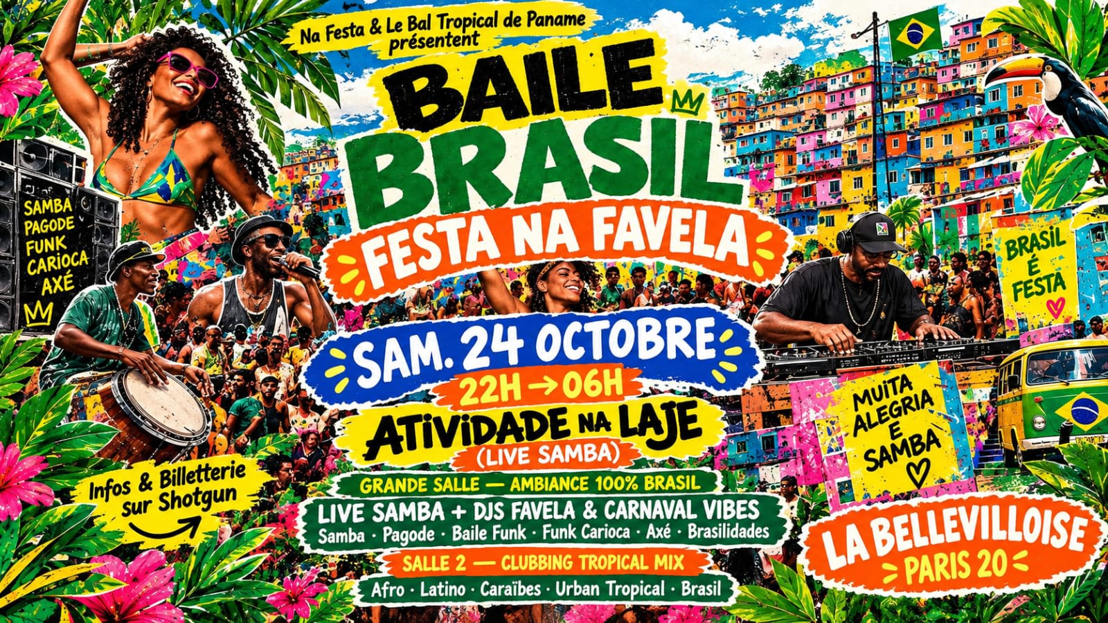 Baile Brasil Spécial Festa Na Favela | 24.10.26 Cover