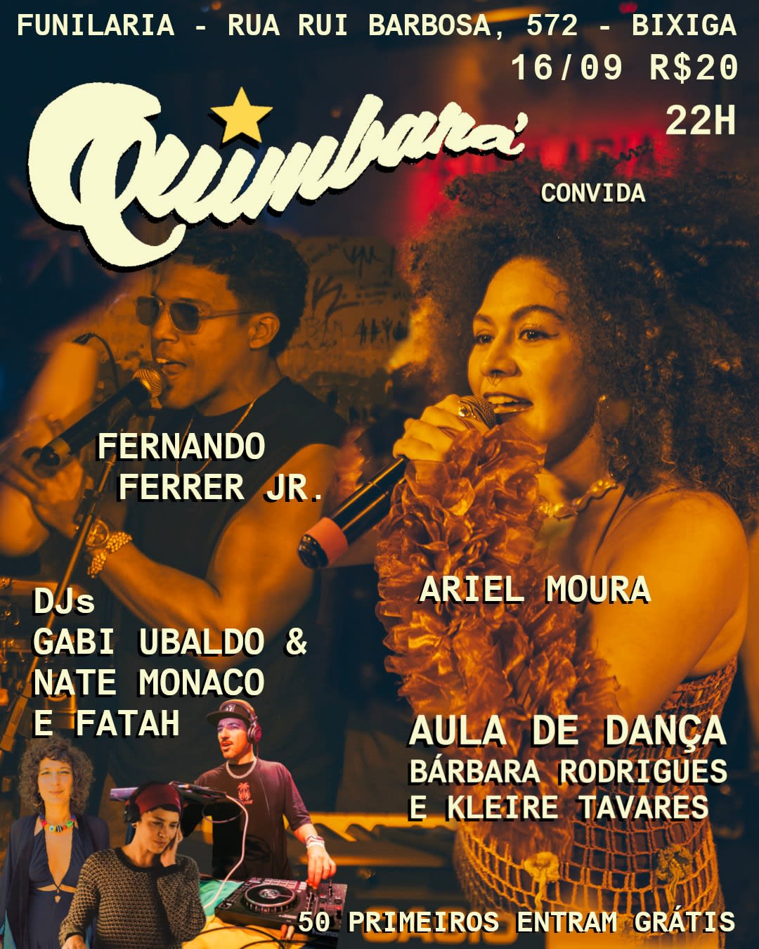 Quarta Latina Com Banda Quimbará Na Funilaria - 16/9 Cover
